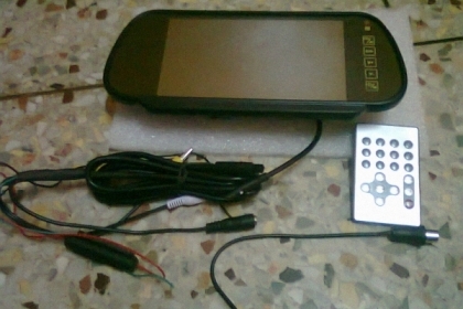 ขายจอติดกระจกในเก๋งขนาด7นิ้วมีtv