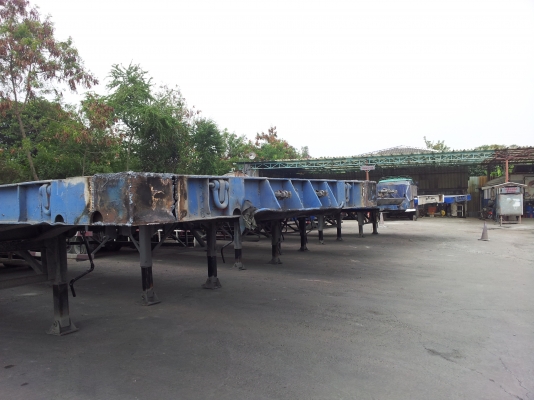 ขายหางพื้นเรียบ12 เมตรเพลาโบกี้ 220,000 บาท