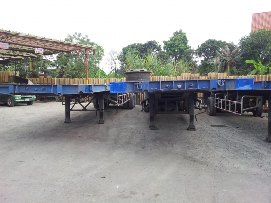 ขายหางพื้นเรียบ12 เมตรเพลาโบกี้ 220,000 บาท