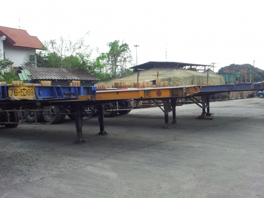 ขายหางพื้นเรียบ12 เมตรเพลาโบกี้ 220,000 บาท