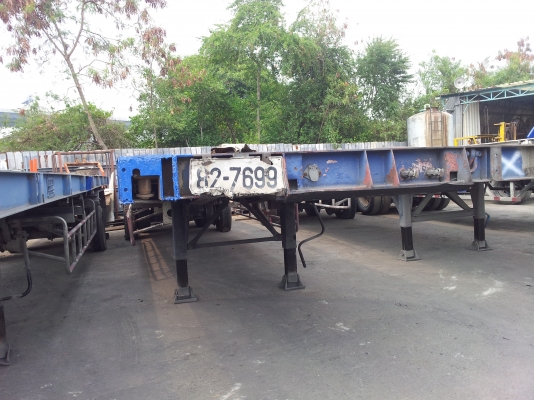 ขายหางพื้นเรียบ12 เมตรเพลาโบกี้ 220,000 บาท