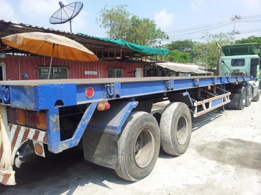 ขายหางพื้นเรียบ12 เมตรเพลาโบกี้ 220,000 บาท