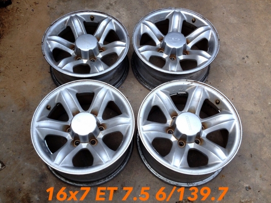 ขายล้อเล็บเหยี่ยวแท้ Isuzu ขอบ 16 สภาพเดิมๆ ชุดที่ 2