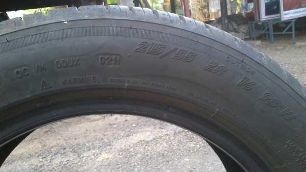 ยาง มิชลิน Pilot Sport 3  215 / 55 / ZR16  4 เส้น 2,800 โทร 0863865467