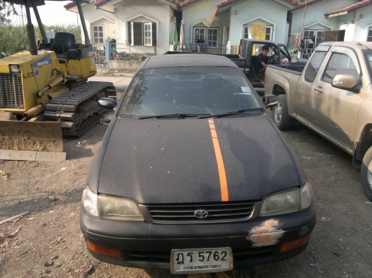 รถเก๋งสีดำด้าน Toyota 75000 ใช้งานได้ปกติ