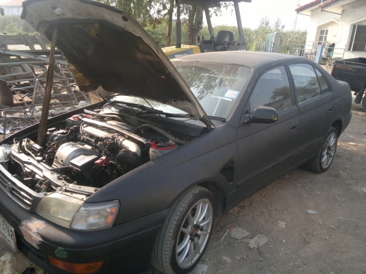 รถเก๋งสีดำด้าน Toyota 75000 ใช้งานได้ปกติ