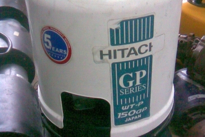 ปั้มน้ำ ฮิตาชิ 150 Wสภาพพร้อมใช้งานครับ