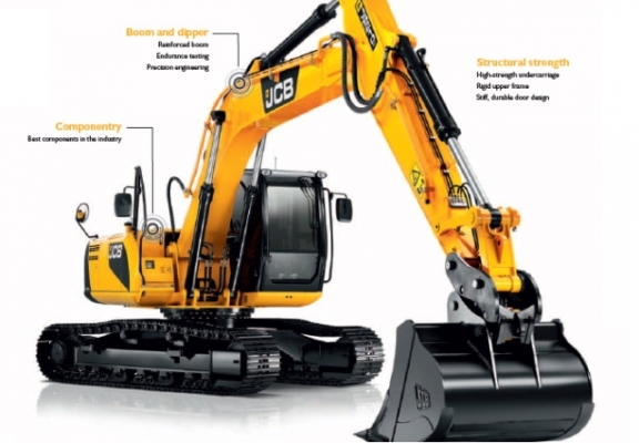 รถขุดตีนตะขาบ JCB JS200 รถขุดตีนตะขาบ JCB JS200