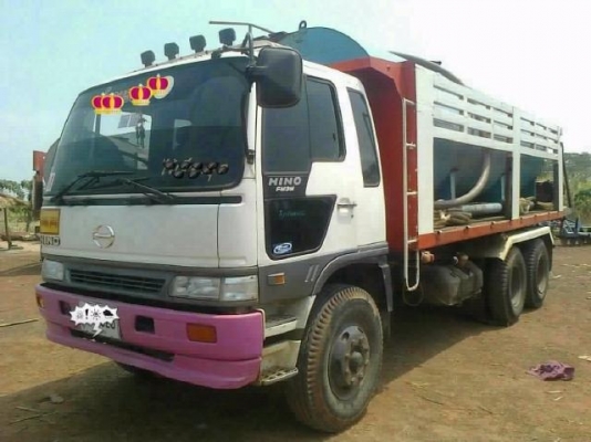 HINO FM 3M - 240 HP M10C รถพ่วงแม่+ลูก กระบะดั๊มพ์เหล็ก 12 ตันสภาพสวยจัดทั้งแม่ทั้งลูก ลูก 2 คานดั๊มพ์ เครื่องแน่นดีแรงดีมาก ภายในเก๋งสวยครบ เครื่องเสียง แอร์เย็น พ.เพาเวอร์ เบรคทริ๊ปฟี ช่วงล่างคัชซีสวยทั้งแม่ลูก ยางสภาพดีประมาณ 70\% พร้อมบรรทุกพร้อมใช้งาน