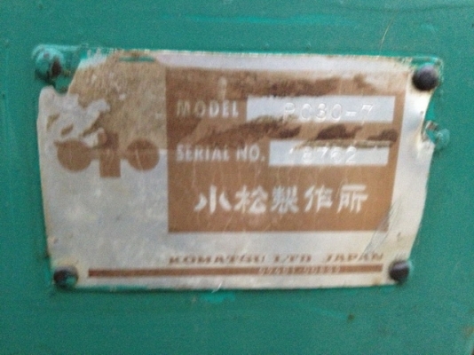 PC30-7 R และ PC20-7 E แมคโคนำเข้าสภาพดี เปลี่ยนแทรคเหล็กใหม่