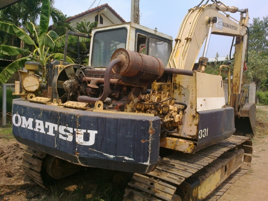 ขายด่วน แบคโฮ pc120-3 เครื่อง 6BG1