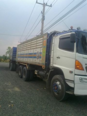 ขายรถพ่วงแม่ลูกดั้ม HINO 344 ปี53 เครื่องดีคัสชีส์สวย เดิมๆๆทุกอย่าง