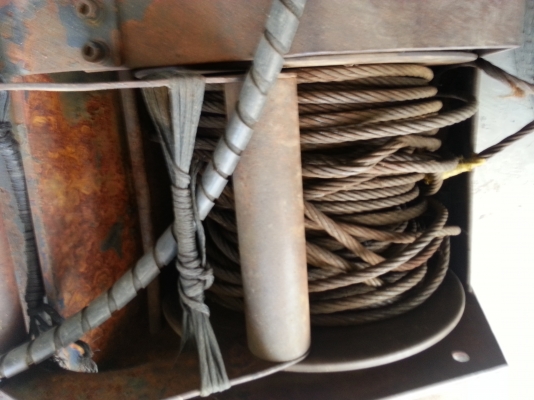 ขาย วินซ์น้ำมัน 2ตันลวดสลิงยาว 102 เมรต ราคาถูก ของเก่าญี่ปุ่นแท้