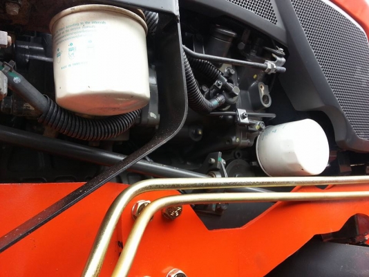 คูโบต้า L3608 4 WD ติดใบมีดดันหน้าใหม่ ผาน 5 ตราช้าง ทำงาน 708 ชั่วโมง เล่มทะเบียนพร้อม