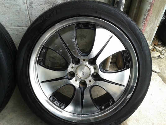 ขอบ17นิ้ว5รู114 พร้อมยาง สวยๆ 4 ล้อ ราคา 7400 บาท ขอบ17นิ้ว5รู114 พร้อมยาง สวยๆ 4 ล้อ ราคา 7400 บาท