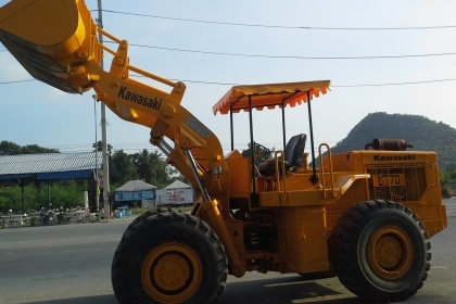 KAWAZAKI KLD70 คันใหญ่สุดคุ้ม เท่า wa320 ตักเต็มเร็ว ต่อแขนแล้ว