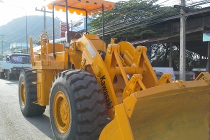 KAWAZAKI KLD70 คันใหญ่สุดคุ้ม เท่า wa320 ตักเต็มเร็ว ต่อแขนแล้ว