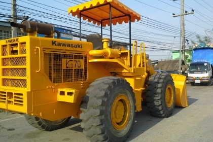 KAWAZAKI KLD70 คันใหญ่สุดคุ้ม เท่า wa320 ตักเต็มเร็ว ต่อแขนแล้ว