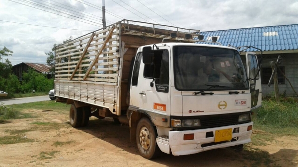 ขาย 6 ล้อ ยาง 825/16 HINO FD3H กระบะยาว 6 เมตร เครื่อง HO7D 195 แรงม้า เกียร์ HO คัสซีสวย เบรคทิฟฟี่ พวงมาลัยพาวเวอร์ ทะเบียนพร้อมโอน