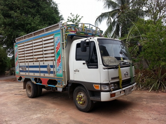 ขาย6ล้อกลาง HINO FB4J ดั้มเกษตร เครื่อง4สูบJO5C 135แรง