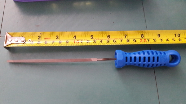 ขายตะไบสามเหลี่ยม NICHOLSONพร้อมด้ามตะไบตราม้าลอดห่วง