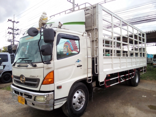 6 ล้อใหญ่  *Euro.2*  HINO MEGA  FG1J 220 แรงม้า * ยาว 7.20 ม.* รถสวยเดิม+สวยจริง * รถห้างแท้ * มีเล่มพร้อมโอน *