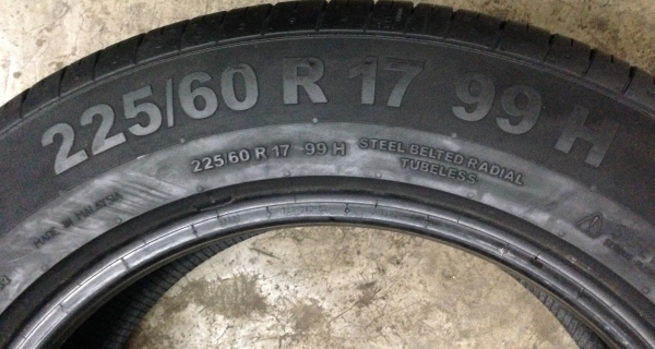 ยางใหม่ Continental 225-60-17  ปี 16
