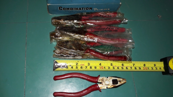 ขายคีมปากจิ้กจกตราเพชรแพ็ค6ด้าม ขนาด6นิ้วงานใหม่เก่าเก็บ