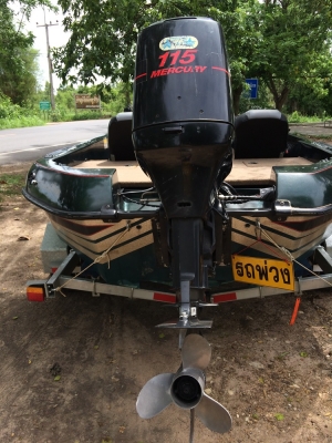 ขายเรือ BASS CHARGER 169VF ขนาด 17 ฟุต เครื่อง Mercury 115 แรง
