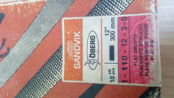 ขายตะไบละเอียด12" OBERG Made in Sweden.ใหม่เก่าเก็บมานาน