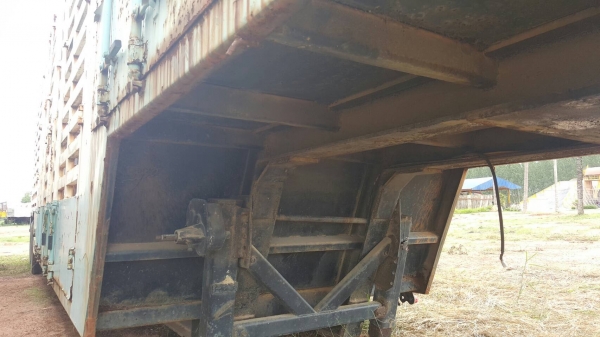 ขาย หางเทนเลอร์ 2 เพลา ยาว 12 เมตร คอกสูง อู่ ส. สุชัย เอกสารเล่มทะเบียนครบ