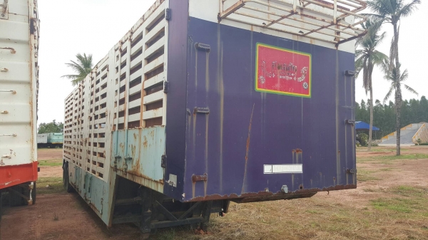 ขาย หางเทนเลอร์ 2 เพลา ยาว 12 เมตร คอกสูง อู่ ส. สุชัย เอกสารเล่มทะเบียนครบ