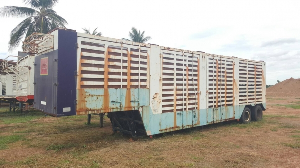 ขาย หางเทนเลอร์ 2 เพลา ยาว 12 เมตร คอกสูง อู่ ส. สุชัย เอกสารเล่มทะเบียนครบ