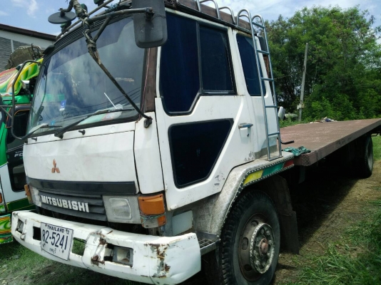 หกล้อ มิตซู ไอ้หลง FK457F-6D16-195ปี41แอร์ พ.เวอร์ ช่วงล่างใหญ่ กะบะยาว7.20ม สภาพดีสวยพร้อมใช้ ทะเบียนพร้อมโอน