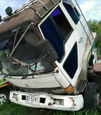 หกล้อ มิตซู ไอ้หลง FK457F-6D16-195ปี41แอร์ พ.เวอร์ ช่วงล่างใหญ่ กะบะยาว7.20ม สภาพดีสวยพร้อมใช้ ทะเบียนพร้อมโอน