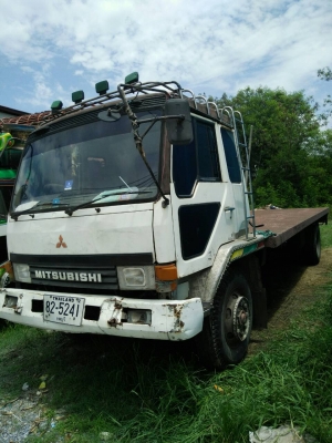หกล้อ มิตซู ไอ้หลง FK457F-6D16-195ปี41แอร์ พ.เวอร์ ช่วงล่างใหญ่ กะบะยาว7.20ม สภาพดีสวยพร้อมใช้ ทะเบียนพร้อมโอน