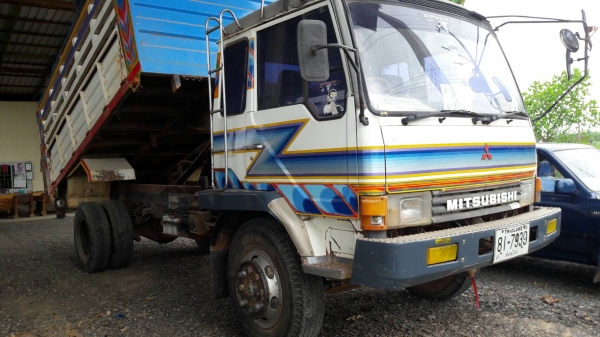 หกล้อ มิตซู FK457F 6D14-165 ดั้มกะบะค็อกเกษตร สภาพดีสวยเดิมๆพร้อมใช้งาน ทะเบียนพร้อมโอน