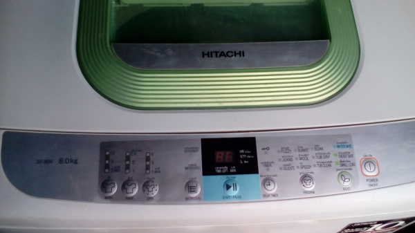 เครื่องซักผ้าอัตโนมัติ ฮิตาชิ 8 กก. sf 80k