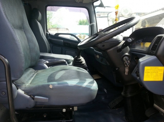 รถฮีโน่ 10 ล้อ ( รั้ว ) ติดเครน 5 ตัน. FL8J  220 แรงม้า. ปี 52.  ( รถวิ่ง 14x,xxx กม. )     สนใจติดต่อ  081 - 6079515