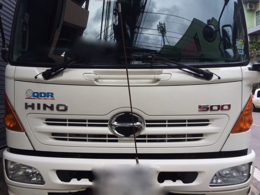 รถฮีโน่ 6 ล้อดั้ม / ติดเครน 3 ตัน. FG8J  220 แรงม้า. ปี 56.  ( รถวิ่ง 9,xxx กม. )     สนใจติดต่อ   081 - 6079515