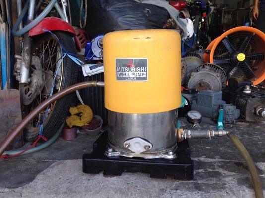 ขายปั้มน้ำอัตโนมัติ Mitsubishi 100W (รุ่นถังเล็ก) เปลี่ยนถังสแตนเลส สภาพสวยมาก วิ่งนิ่ม ตรวจเช็คแรงดันเรียบร้อยแล้ว ไม่มีรั่วซึม พร้อมใช้งาน