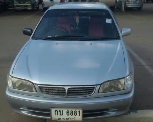 toyota corolla glxi ตัวท็อป ไฮท็อก 1600 mt lpg ปี 2000