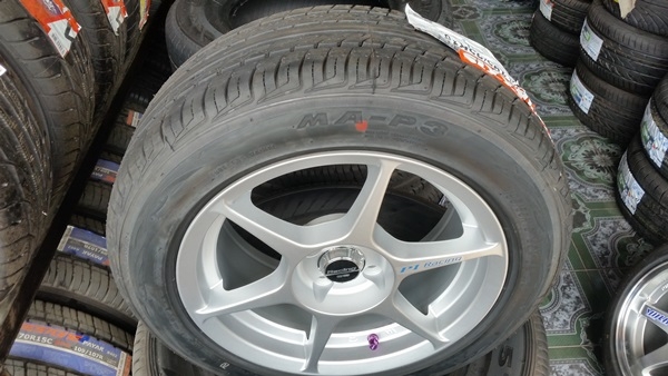 ขายล้อใหม่ P1 15 4รู100 หน้า7 ยางใหม่ปี16 4 ล้อ