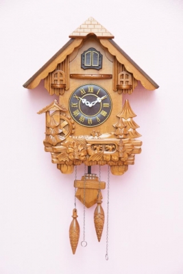 จำหน่ายปลีก-ส่ง นาฬิกาแขวนไม้บ้านนกกุ๊กกู