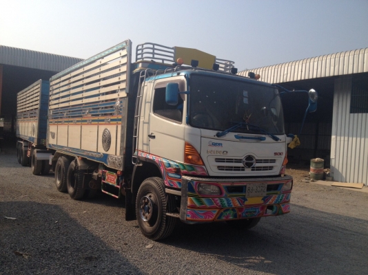 ขายรถบรรทุกดั้มสิบล้อ Hino 344  ปี 54 กระบะมีเนียม