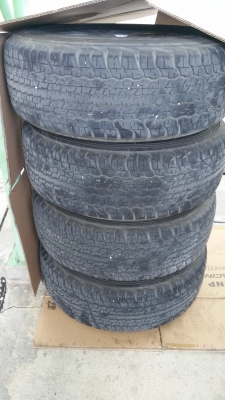 ขายยางDUNLOP 265/65/17 +ล้อแม็ค BT50 pro