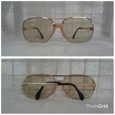 แว่นตาเยอรมันโกลด์ฟิลด์ยุค 1950s  เลนส์พระเจ้า!  Vintage METZLER handmade in Germany  เวรี่บิ๊กไซซ์!