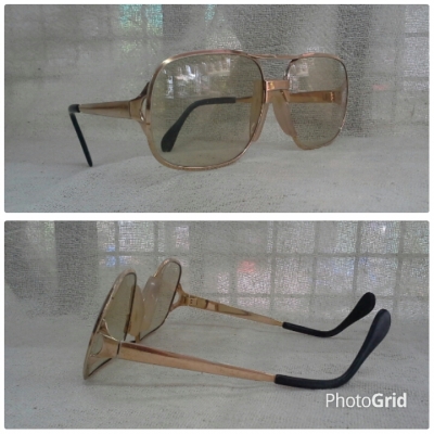 แว่นตาเยอรมันโกลด์ฟิลด์ยุค 1950s  เลนส์พระเจ้า!  Vintage METZLER handmade in Germany  เวรี่บิ๊กไซซ์!