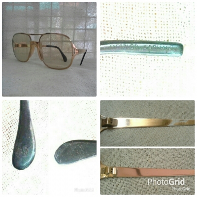 แว่นตาเยอรมันโกลด์ฟิลด์ยุค 1950s  เลนส์พระเจ้า!  Vintage METZLER handmade in Germany  เวรี่บิ๊กไซซ์!