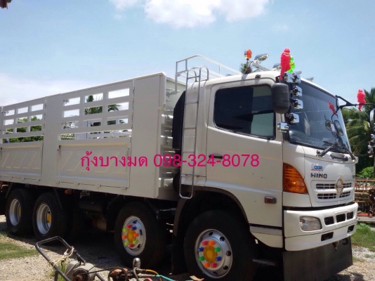 ขายรถบรรทุกไม่ดัมพ์ 12 ล้อ HINO MEGA เครื่อง 320 แรง 2 เพลา ปี 48 มีระบบลากลูก เครื่องเดิม เกียร์เดิม รถไม่เคยทำสี ทะเบียนพร้อม ขายรถบรรทุกไม่ดัมพ์ 12 ล้อ HINO MEGA เครื่อง 320 แรง 2 เพลา ปี 48 มีระบบลากลูก เครื่องเดิม เกียร์เดิม รถไม่เคยทำสี ทะเบียนพร้อม